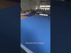 Εταιρεία μάρκας DUKE Wholesale Blue Color Cast Acrylic Sheet PMMA Perspex Plexiglass για διαφήμιση