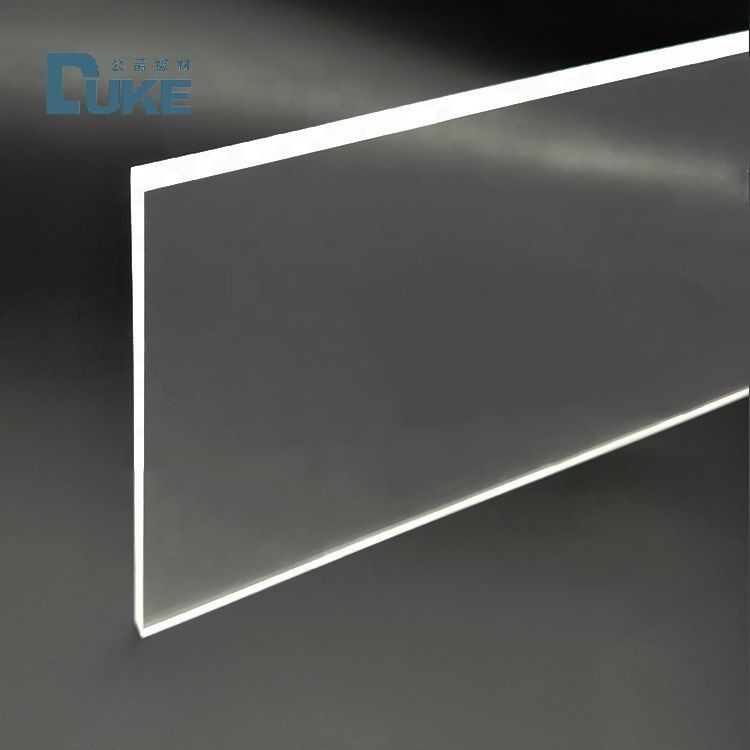 Ομοιόμορφη διαπερατότητα φωτός ΝΑΝΟ LGP Edge Lit Smooth Surface Clear Acrylic Light Guide Plate