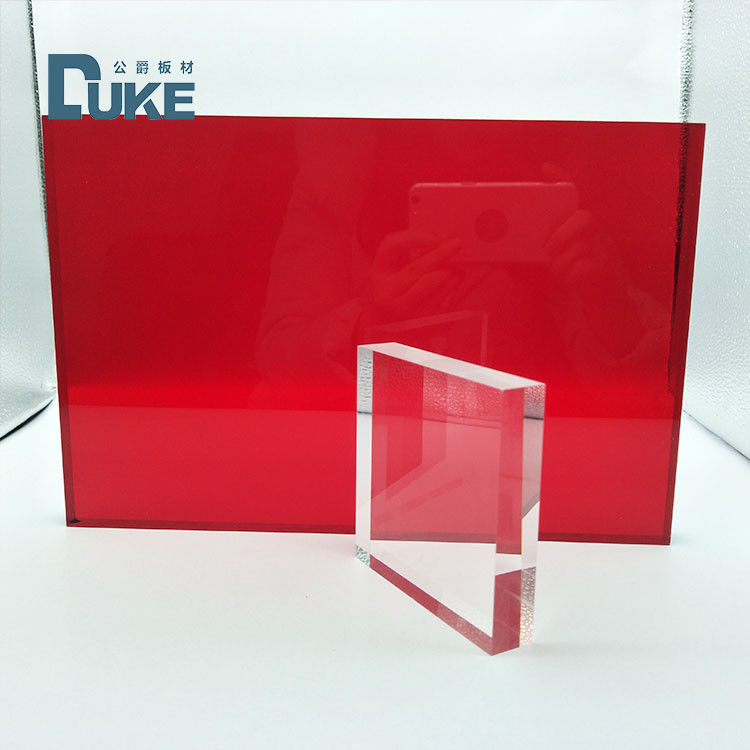 8mm Clear PMMA Cast Acrylic Sheets Heat Resistant Custom Size Laser Cutting UV Printing Engraving Advertising Light