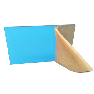 Μπλε 1220*2440mm διαφανές σαφές αντι UV ακρυλικό υλικό συστημάτων σηματοδότησης φύλλων